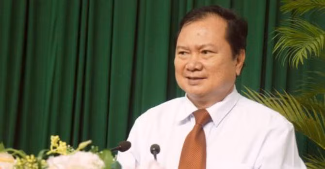 Ông Nguyễn Văn Quang, tân Chủ tịch UBND tỉnh Vĩnh Long nhiệm kỳ 2011 - 2016. Ảnh: Báo Vĩnh Long