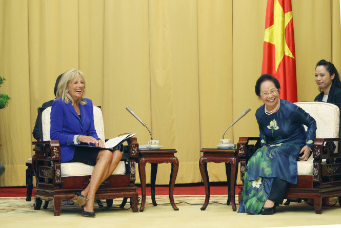  Đệ nhị phu nhân Mỹ Jill Biden đến Việt Nam ảnh 2