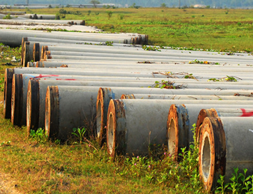 Hàng trăm ha đất bị bỏ hoang kéo dài 9 năm qua ở dự án nhà máy thép Guang Lian Stell Dung Quất. Ảnh: Trí Tín.