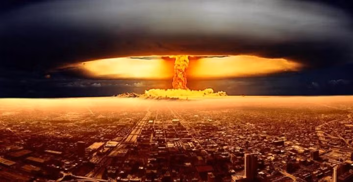 Hình ảnh mô phỏng một vụ nổ vũ khí hạt nhân chiến lược