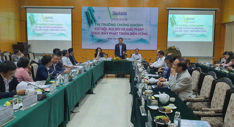 Toàn cảnh toạ đàm "Thị trường chứng khoán: Cơ hội, rủi ro và giải pháp thúc đẩy phát triển bền vững"