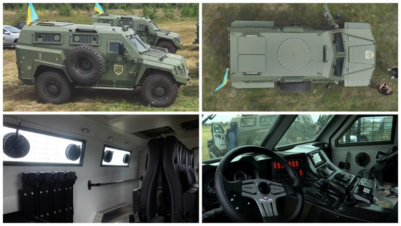 Xe bọc thép MLS Shield cho quân đội Ukraine. Tháng 8/2022. Ukraine. Ảnh: Petro Poroshenko.