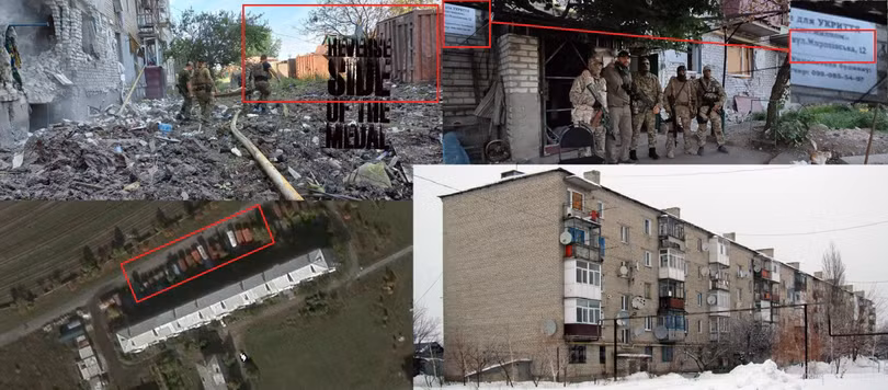 Trụ sở được cho là của PMC Wagner bị trúng tên lửa độ chính xác cao HIMARS. Ảnh Voennaya Hronilka.