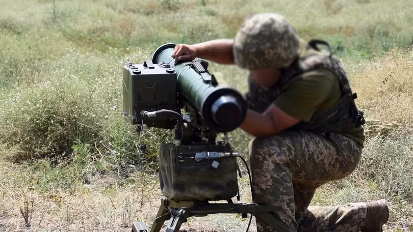 Tổ hợp tên lửa chống tăng ATGM Stugna-P quân đội Ukraine. Ảnh: ArmyInform