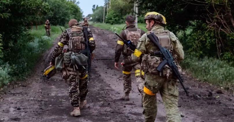 Binh lĩnh Ukraine trên chiến trường Kharkiv. Ảnh Military Portal Ukraine.