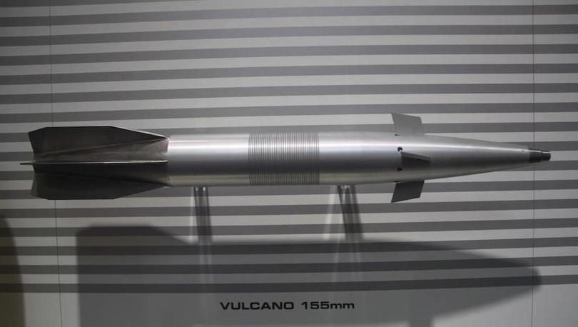 Đạn pháo 155 mm dưới cỡ Vulcano. Ảnh: Leonardo