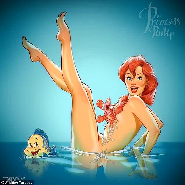 Andrew đã biến 10 nàng công chúa nổi tiếng thành những ngôi gợi cảm