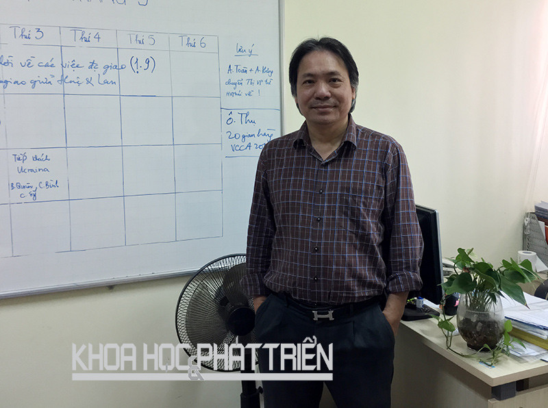 Ông Nguyễn Thái Hưng - Phó Tổng thư ký thường trực Hội Tự động hóa Việt Nam. Ảnh: Ngọc Vũ