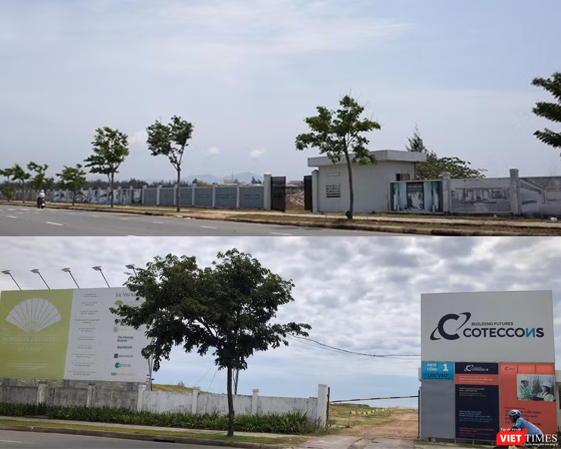 Dự án The Nam Khang Resort Residences có tên gọi mới là Mandarin Oriental Da Nang (Ảnh: Hồ Xuân Mai)