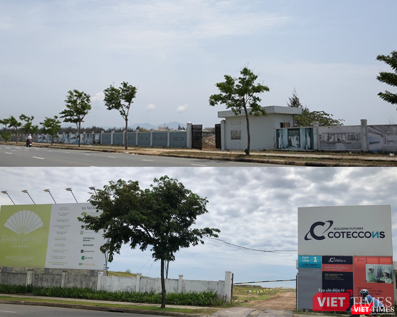 Dự án The Nam Khang Resort Residences có tên gọi mới là Mandarin Oriental Da Nang (Ảnh: Hồ Xuân Mai)