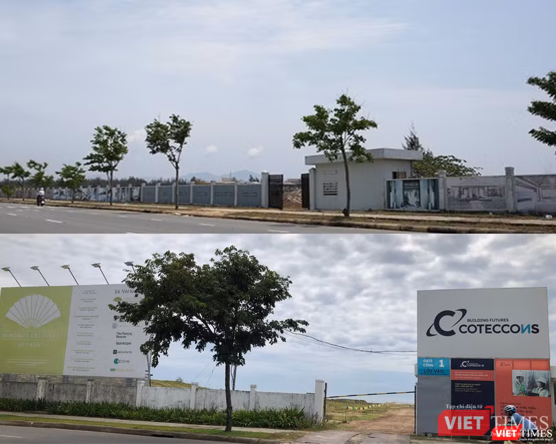 Dự án The Nam Khang Resort Residences có tên gọi mới là Mandarin Oriental Da Nang (Ảnh: Hồ Xuân Mai)