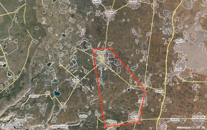 Quân đội Syria tập trung lực lượng ở Sheikh Miskeen đánh vào Nawa và Ibta