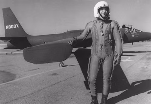 Máy bay U-2 được thử nghiệm tại Khu vực 51. Ảnh:Nevada Aerospace Hall of Fame