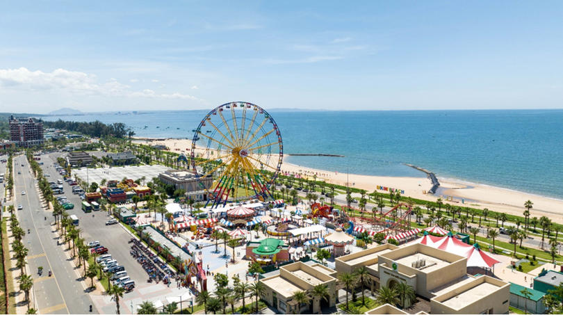 Có lợi thế về vị trí địa lý, biển đẹp, khí hậu ôn hòa và văn hóa đa dạng, đặc sắc, tỉnh Bình Thuận có sức hút lớn đối với khách du lịch. Ảnh: Novaland.