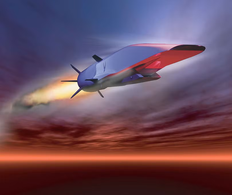 Máy bay không người lái tốc độ siêu thanh Boeing X-51 WaveRider. Ảnh: Popular Mechanics.