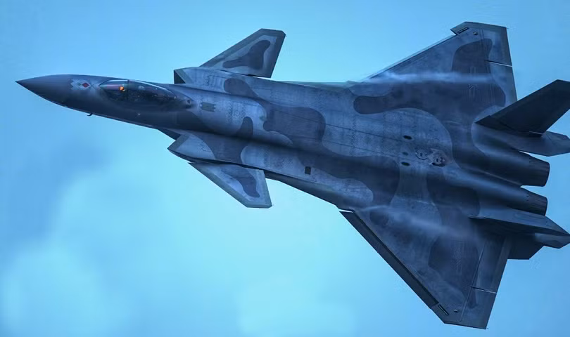 Tiêm kích tàng hình J-20 Trung Quốc. Ảnh minh họa Military Watch 