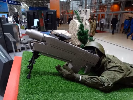 Súng chế áp điện tử quang hồng ngoại, ảnh nhiệt của Nga. Ảnh: Vestnik Mordovia.