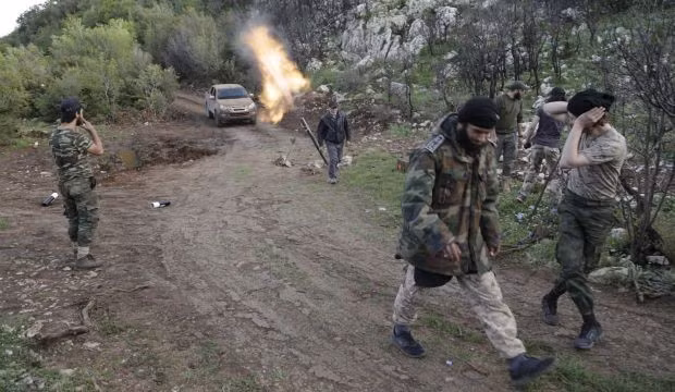 Lực lượng Hồi giáo cực đoan tập kích hỏa lực khủng bố ở Latakia. Ảnh minh họa Masdar News