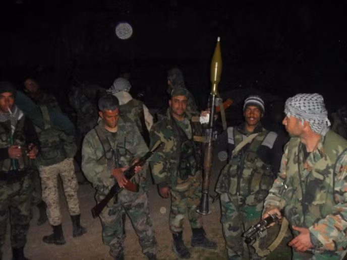 Lực lượng đặc nhiệm Syria trước trận đánh. Ảnh minh họa: Masdar News.