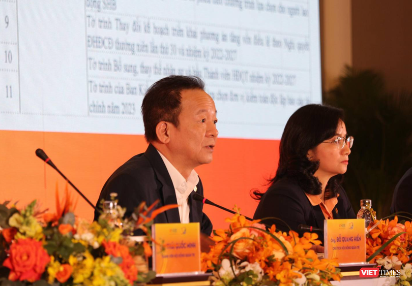 AGM 2023 của SHB: Cổ đông chiến lược sắp lộ diện, cân nhắc chia cổ tức bằng tiền tỉ lệ 5% ảnh 17 AGM 2023 của SHB: Cổ đông chiến lược sắp lộ diện, cân nhắc chia cổ tức bằng tiền tỉ lệ 5% ảnh 17