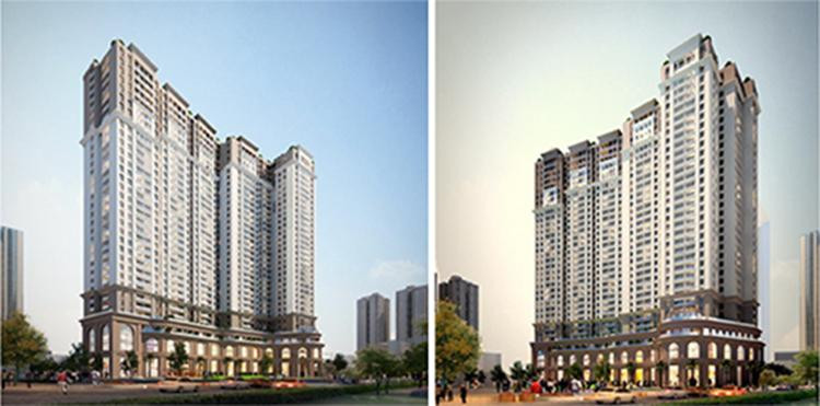 Phối cảnh dự án Ngọc Linh Plaza