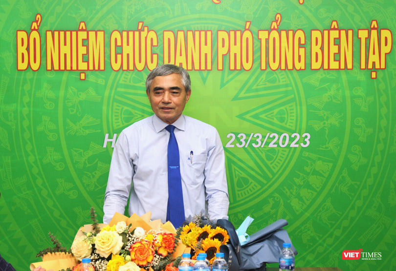 Chủ tịch VDCA Nguyễn Minh Hồng phát biểu tại buổi lễ