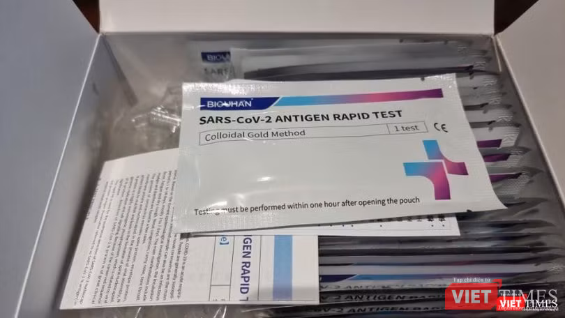 Một loại kit test nhanh Covid-19 được chào mời với giá chỉ 75 cents/kit Một loại kit test nhanh Covid-19 được chào mời với giá chỉ 75 cents/kit