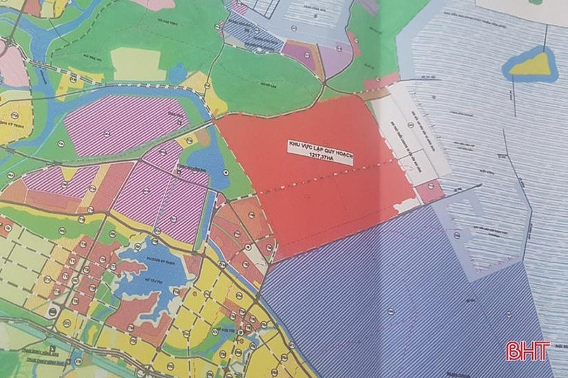 Quy hoạch 4 dự án của Vingroup tại Khu kinh tế Vũng Áng (Ảnh: Báo Hà Tĩnh)