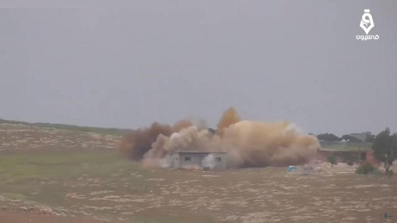 Không quân Nga không kích lực lượng Hồi giáo cực đoan ở Idlib, Hama, Lattakia, Aleppo. Ảnh video STEP NEWS