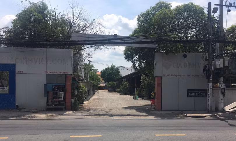 Khu đất 9.252 m2 tại số 99C Phổ Quang, quận Tân Bình, Tp. HCM (Ảnh: P.D)