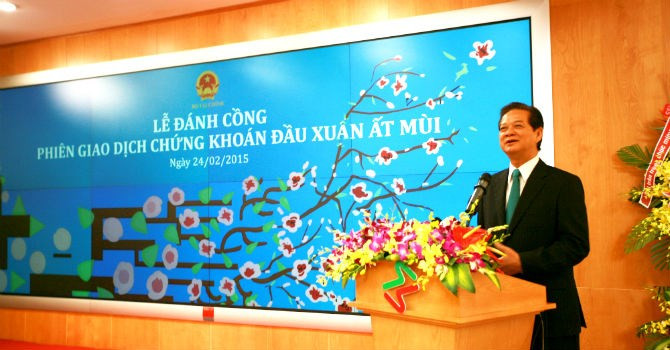 Thủ tướng Nguyễn Tấn Dũng chỉ đạo các bộ ngành cần quyết liệt thực hiện những giải pháp để thúc đẩy thị trường chứng khoán Việt Nam phát triển.