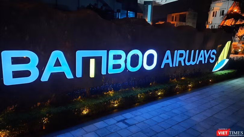 Trụ sở Bamboo Airways trên đường Cầu Giấy, Hà Nội 
