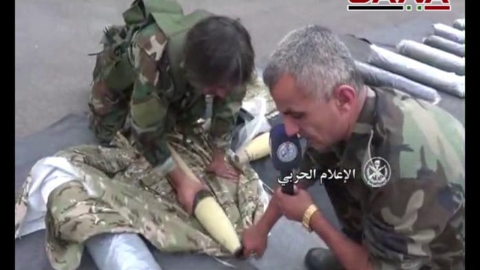 Quân đội Syria bắt giữ một nhóm khủng bố hoạt động ngầm, thu vũ khí