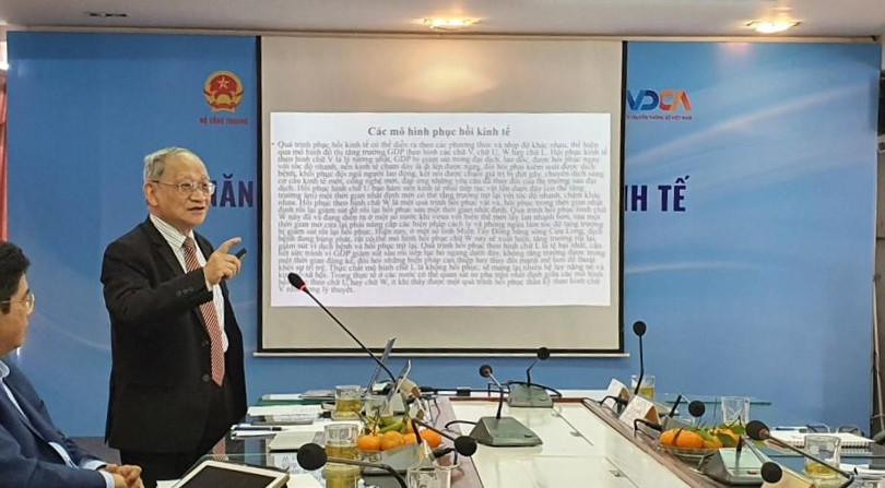 TS. Lê Đăng Doanh chia sẻ tại buổi toạ đàm ‘Năng lượng cho Phục hồi kinh tế sau đại dịch Covid-19’