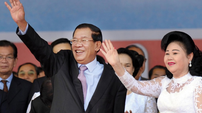 Vợ chông ông Hunsen