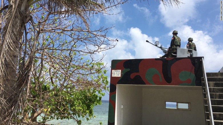 Lính Đài Loan đồn trú trái phép ở Ba Bình