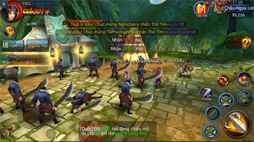 Lục long tranh bá có đồ họa đẹp và được vận hành khá hợp lý. Lục long tranh bá có đồ họa đẹp và được vận hành khá hợp lý.