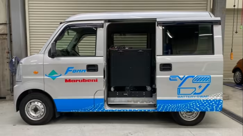 Xe tải chở hàng sẽ là loại xe ưu tiên của Fomm để triển khai mô hình chuyển đổi xe xăng thành xe điện (Ảnh: Nikkei)