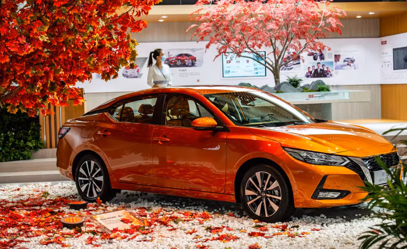 Nissan Sylphy - dòng xe hot mang thương hiệu Nhật Bản tại Trung Quốc (Ảnh: Bloomberg)