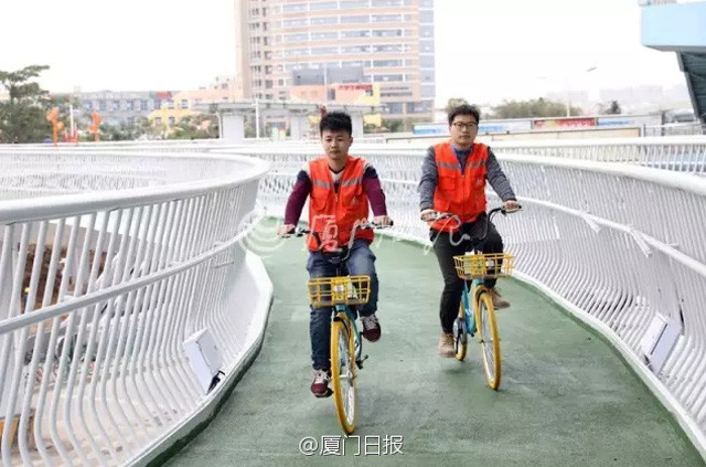 World's longest suspended bicycle lane completed in Xiamen