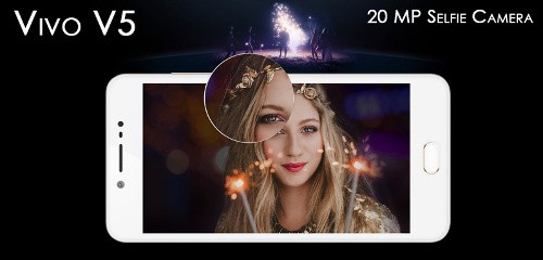 Vivo V5 (6 triệu đồng): Camera selfie của Vivo V5 có độ phân giải lên tới 20 megapixel và được trang bị tính năng giả đèn flash LED rất ấn tượng gọi là “hiệu ứng ánh trăng” (moonlight selfie), giúp người dùng có thể chụp được những bức ảnh selfie trong điều kiện thiếu sáng không kém gì các mẫu smartphone sử dụng đèn flash LED riêng biệt ở trên. Ứng dụng camera trang bị chế độ chụp ảnh làm đẹp Face Beauty 6.0 để ảnh chụp trở nên đẹp và ảo diệu hơn