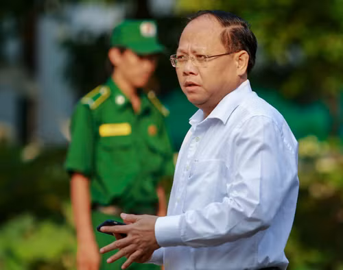 Ông Tất Thành Cang - Phó bí thư thường trực Thành ủy TP HCM. Ảnh: Thành Nguyễn/VnExpress