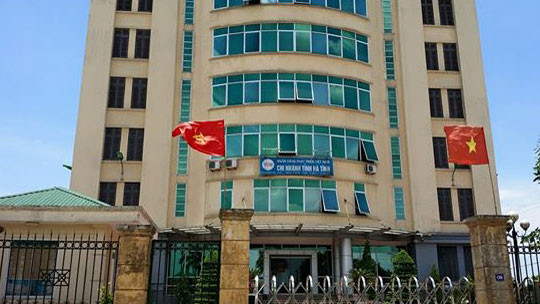Ngân hàng phát triển chi nhánh Hà Tĩnh, đơn vị cho vay hơn 600 tỷ đồng