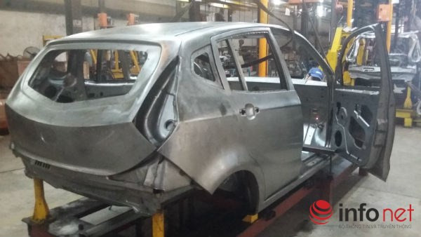 Khoảng 200 chiếc xe thương hiệu VG đang được hoàn thiện sản xuất 