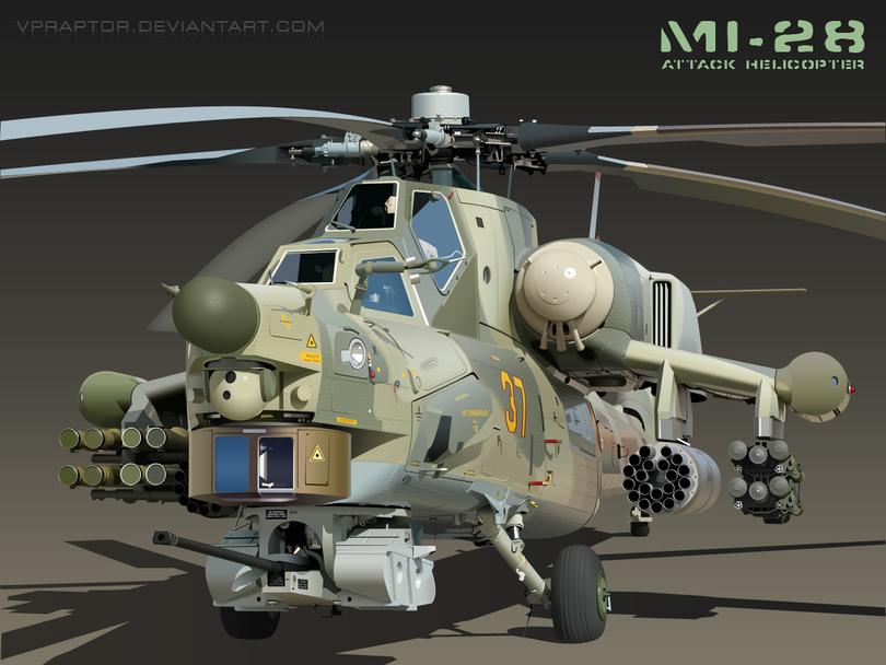 Sức mạnh đáng sợ của trực thăng tấn công Mi-28N 