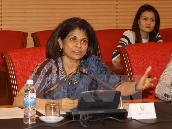 Bà Pratibha Mehta. (Ảnh: Phạm Kiên/TTXVN)