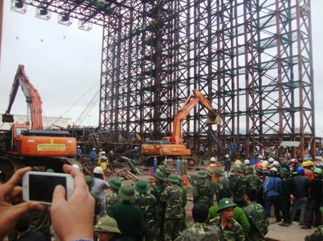 Khởi tố vụ án sập giàn giáo Formosa Hà Tĩnh 