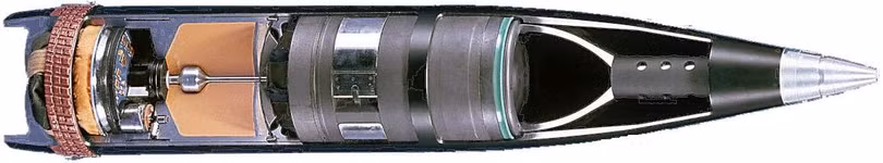 Đạn pháo SMArt 155 mang 2 đạn thứ cấp chống tăng, thiết giáp. Ảnh EDR Magazine.