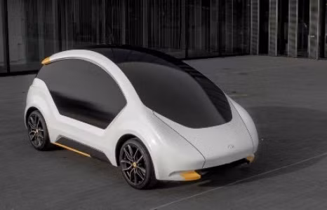 Nguyên mẫu xe tự lái của Dutch Amber Mobility.