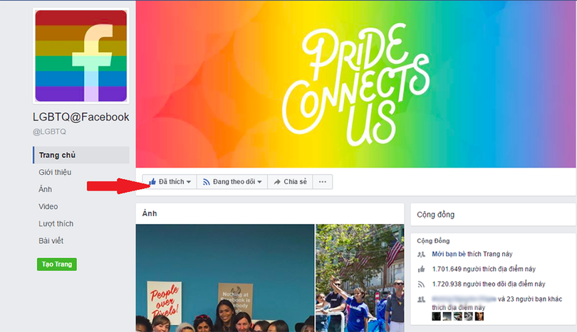 Hướng dẫn thả biểu tượng cầu vồng đang “làm mưa làm gió” trên Facebook ảnh 2